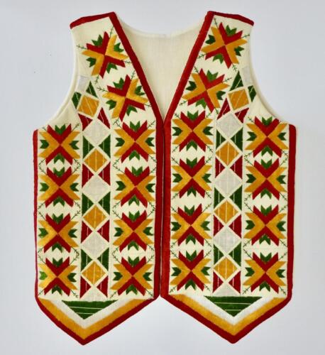 Silk Embroidery Waistcoat, (2021)